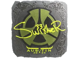 Sticker | Swisher (Foil) | Austin 2025