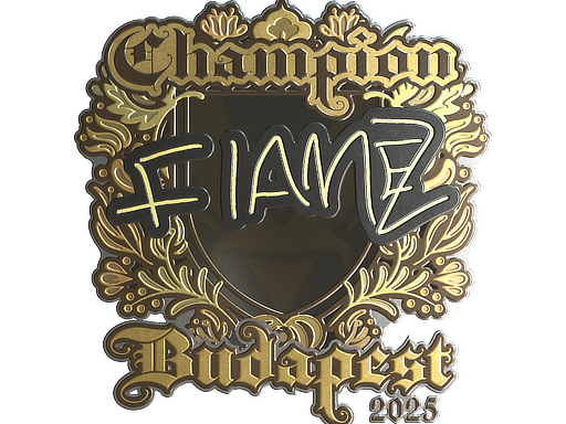 Sticker | FlameZ (Gold, Champion) | Budapest 2025