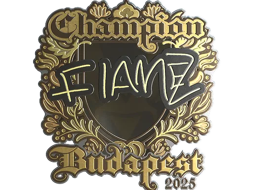 Sticker | FlameZ (Gold, Champion) | Budapest 2025