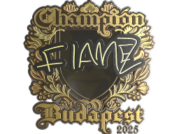 Sticker | FlameZ (Gold, Champion) | Budapest 2025