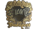 Sticker | FlameZ (Gold, Champion) | Budapest 2025