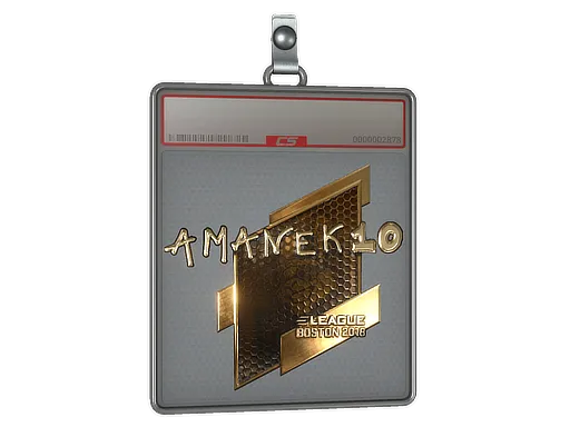 Sticker Slab | AmaNEk (Gold) | Boston 2018