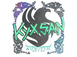 Sticker | kyxsan (Holo) | Austin 2025