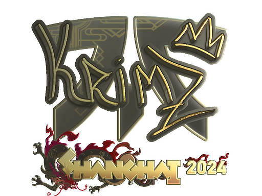 Sticker | KRIMZ (Gold) | Shanghai 2024