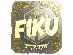 Sticker | F1KU (Gold) | Austin 2025