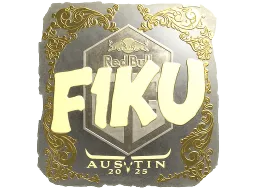 Sticker | F1KU (Gold) | Austin 2025