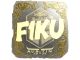 Sticker | F1KU (Gold) | Austin 2025