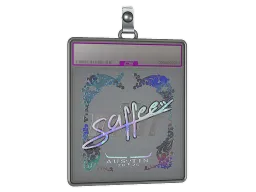 Sticker Slab | saffee (Holo) | Austin 2025