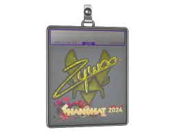 Sticker Slab | ZywOo (Glitter) | Shanghai 2024