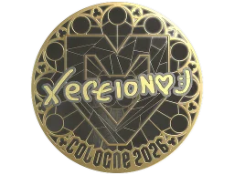 Sticker | xertioN (Gold) | Cologne 2026