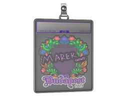 Sticker Slab | Marek (Embroidered) | Budapest 2025
