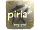 Sticker | piriajr (Gold) | Austin 2025 CS2 skin