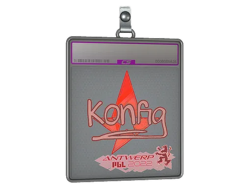 Sticker Slab | k0nfig (Holo) | Antwerp 2022