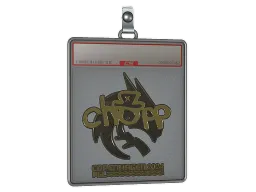 Sticker Slab | chopper (Gold) | Copenhagen 2024