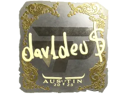 Sticker | dav1deuS (Gold) | Austin 2025