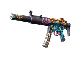 MP5-SD | Neon Squeezer (Well-Worn)