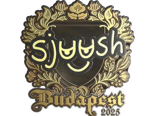 Sticker | sjuush (Gold) | Budapest 2025