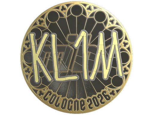 Sticker | kl1m (Gold) | Cologne 2026