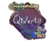 Sticker | qikert (Glitter, Champion) | Rio 2022 CS2 skin