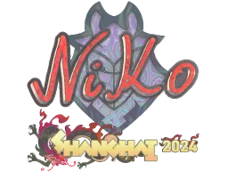 Sticker | NiKo (Holo) | Shanghai 2024