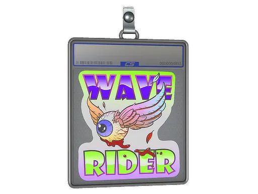 Sticker Slab | Toxic Wave Rider