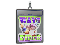 Sticker Slab | Toxic Wave Rider