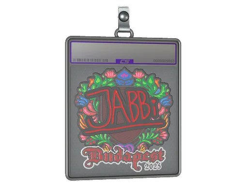 Sticker Slab | jabbi (Embroidered) | Budapest 2025