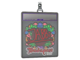 Sticker Slab | jabbi (Embroidered) | Budapest 2025