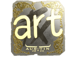 Sticker | arT (Gold) | Austin 2025