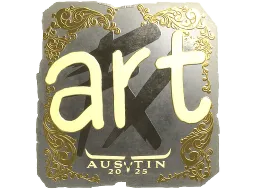 Sticker | arT (Gold) | Austin 2025