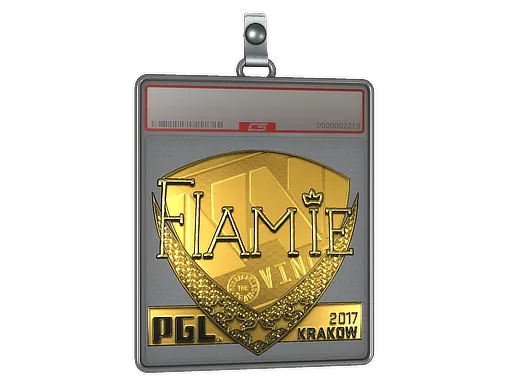 Sticker Slab | flamie (Gold) | Krakow 2017