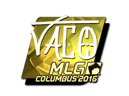 Sticker | TACO (Gold) | MLG Columbus 2016