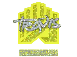 Sticker | TRAVIS (Glitter) | Copenhagen 2024