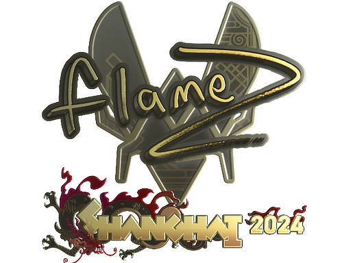 Sticker | FlameZ (Gold) | Shanghai 2024