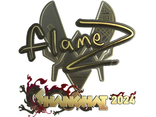 Sticker | FlameZ (Gold) | Shanghai 2024