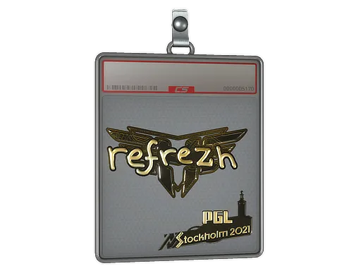 Sticker Slab | refrezh (Gold) | Stockholm 2021