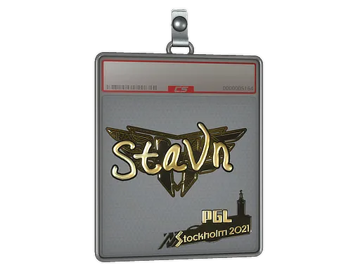 Sticker Slab | stavn (Gold) | Stockholm 2021