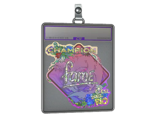 Sticker Slab | fame (Glitter, Champion) | Rio 2022