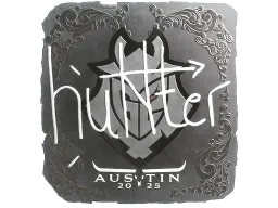 Sticker | huNter- (Foil) | Austin 2025