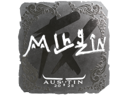 Sticker | mlhzin (Foil) | Austin 2025