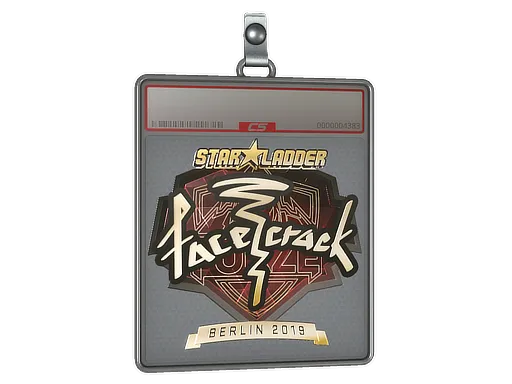 Sticker Slab | facecrack (Gold) | Berlin 2019