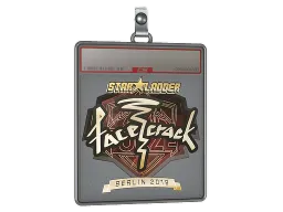 Sticker Slab | facecrack (Gold) | Berlin 2019