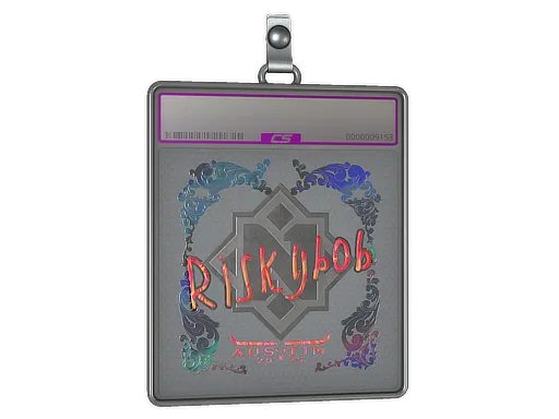 Sticker Slab | riskyb0b (Holo) | Austin 2025