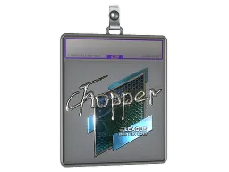 Sticker Slab | chopper (Foil) | Boston 2018