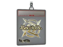 Sticker Slab | Aleksib (Gold) | Paris 2023