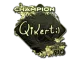 Sticker | qikert (Gold, Champion) | Rio 2022 CS2 skin