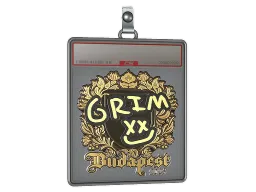 Sticker Slab | Grim (Gold) | Budapest 2025