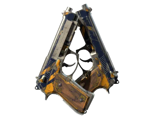 Dual Berettas | Marina (Battle-Scarred)