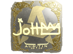 Sticker | jottAAA (Gold) | Austin 2025