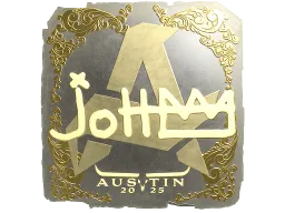 Sticker | jottAAA (Gold) | Austin 2025